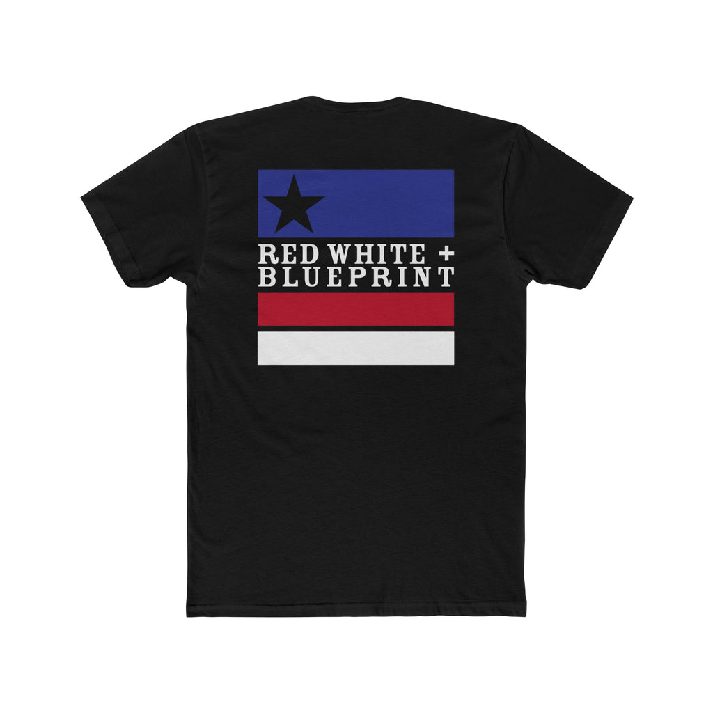 Classic Red White + Blueprint Tee