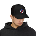Classic Red White & Blueprint Trucker Hat